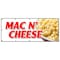 Signmission MAC N CHEESE BANNER SIGN macaroni and cheese baked hot creamy american B-120 Mac N Cheese - alternate 1